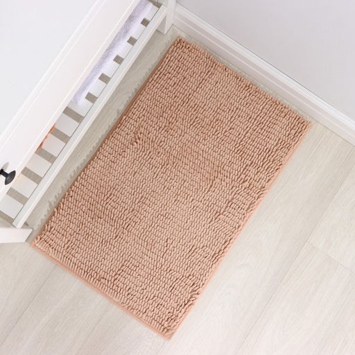 Коврик для дома Доляна Букли длинные, 50?80 см, цвет бежевый, длина букли 2 см фото 6