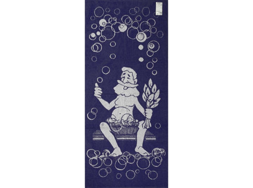 6с102.411ж1 Баня (т.синий) Полотенце махровое 67х150см