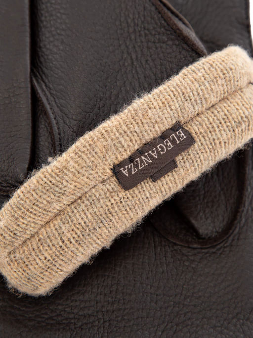 Перчатки мужские 100% ш HS200-B brown - Eleganzza фото 4