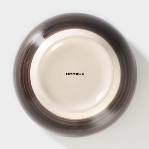 Салатник керамический Доляна Морской мир, 800 мл, d=14 см, цвет коричневый  фото 12