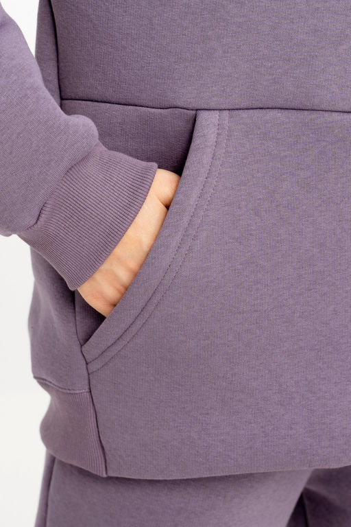 Джемпер Футер 3-х нитка начес 194L17 аметист худи толстовка - Solo mio фото 6