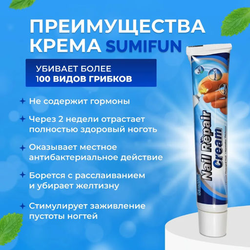 Антибактериальный крем против грибка ногтей и ног , 20 гр - Buro фото 2