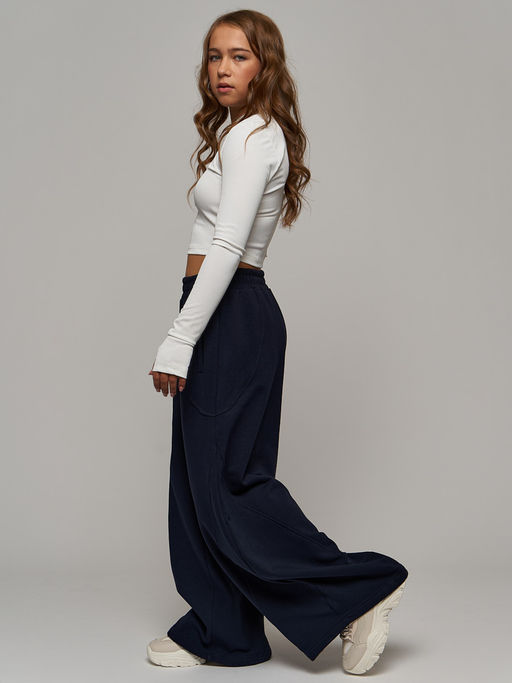 Брюки с начесом футер багги - Nota bene фото 3