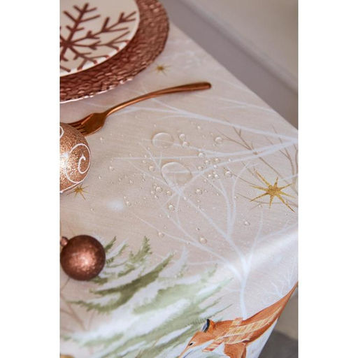 Скатерть новогодняя «Этель» Christmas forest, 150×220 ±3 см с ГМВО, 100% хлопок, 190 г/м²