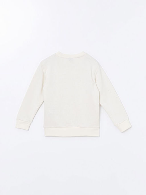 Bisiklet Yaka Basic Uzun Kollu Erkek ?ocuk Sweatshirt - Waikiki фото 3