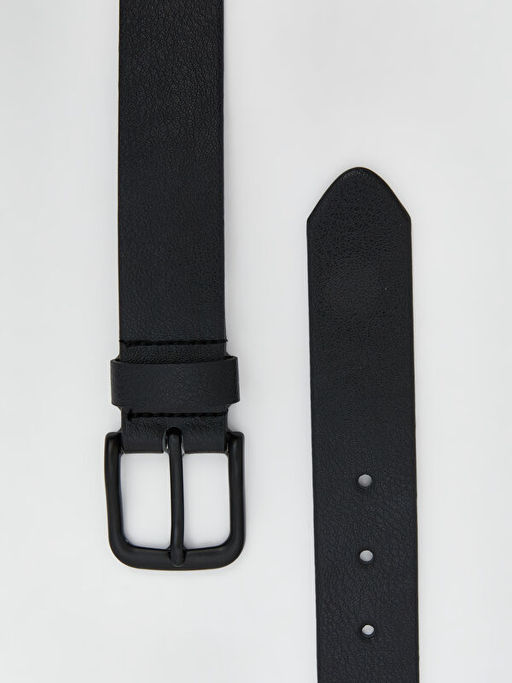 Deri G?r?n?ml? Erkek Kemer