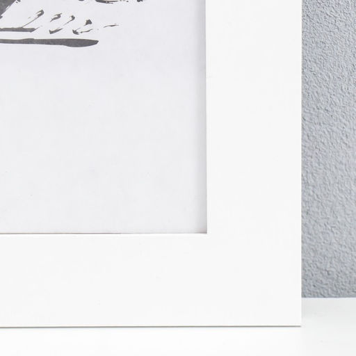 Фоторамка для фото 30×40 см Trend, белая, МДФ, (пластиковый экран)