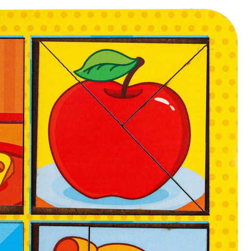 Головоломка геометрическая деревянная «Ферма», двусторонние