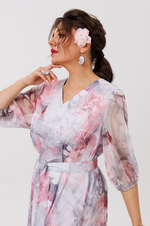 Платье ANELLI 1605 розовый сапфир  фото 10