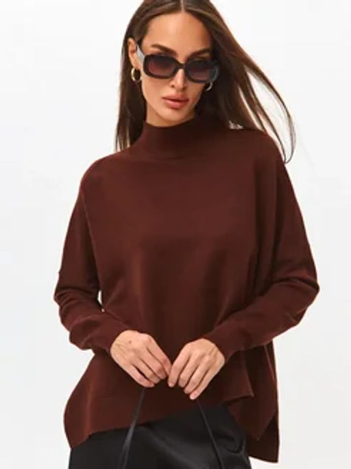 Свитер Нэлт (коричневый) One Size