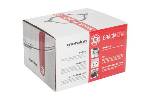 Кастрюля Грация, 16 см, 2 л, крышка металлическая - Anna lafarg фото 5