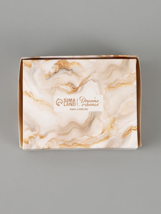 Цена за 5 шт. Коробка складная «Мрамор», 10 × 8 × 3.5 см