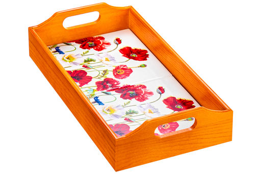 Поднос 31,5*16,5*6,5 см Маки прямоугольный - Elan gallery фото 7