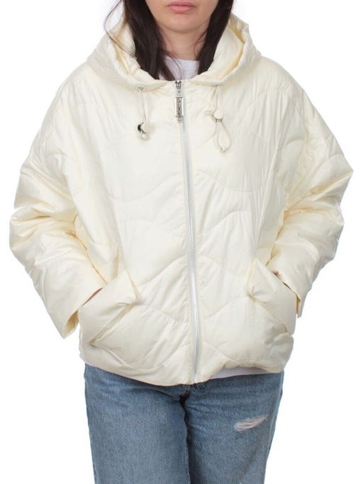 23-061 MILK Куртка оверсайз демисезонная женская (синтепон 100 гр.)