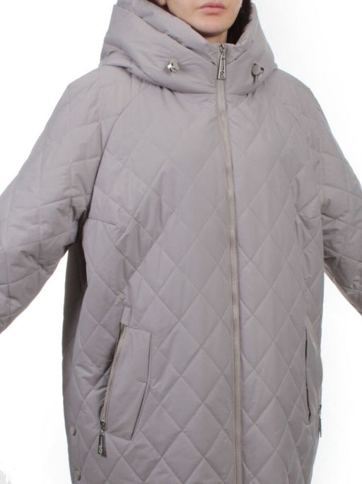 F-806 GRAY BEIGE Куртка демисезонная женская (100 гр. холлофайбер) - Fashion фото 2