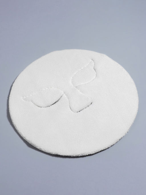 Маска для лица, многоразовая, 24×13.5 см, белая