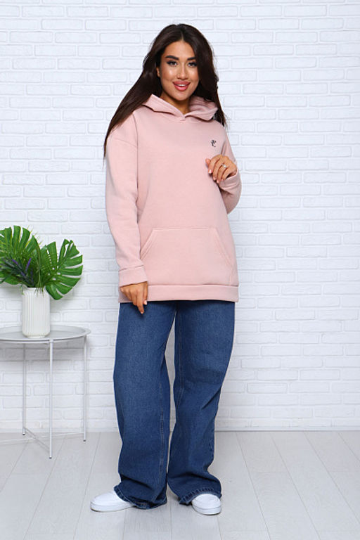 Толстовка с капюшоном, футер с начесом 3-х нитка (878-3) - Плиона фото 49