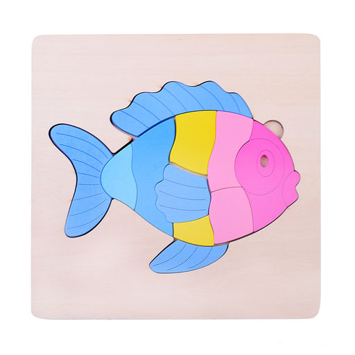 Пазл-вкладыш Рыбка - Щепочка фото 2