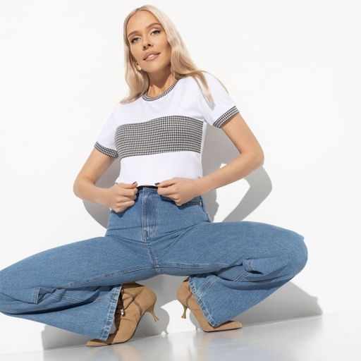 Футболка из трикотажа Неповторимая ты (white) - Charutti фото 6