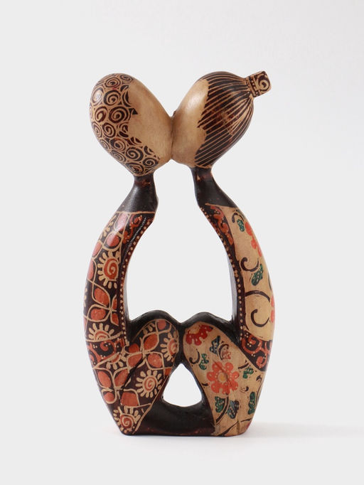 Фигурка Вместе, 20 см, дерево