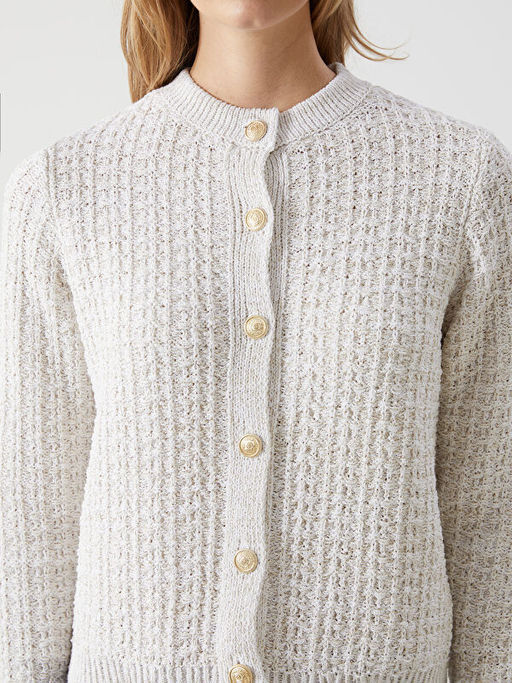 Bisiklet Yaka Ekose Kad?n Triko H?rka