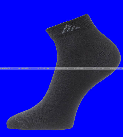 Цена за 5 пар. 5 ПАР - САРТЭКС носки мужские укороченные арт. В-26 СЕРЫЕ