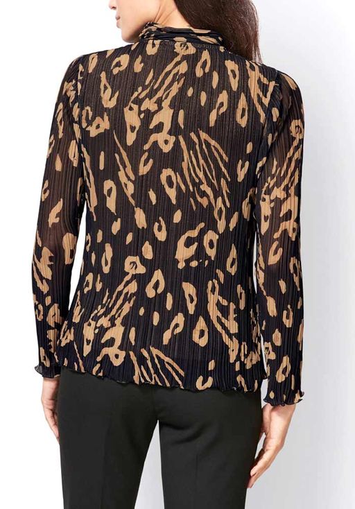 Блузка, черно-коричневая - Ashley brooke фото 4