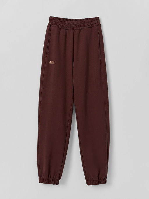 Брюки джоггеры женские коричневые - Mark formelle фото 4