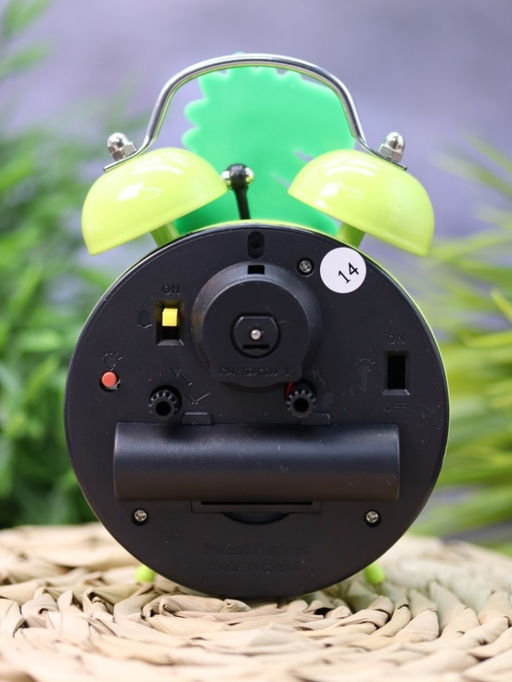 Часы-будильник Dinopalm, green (13х9 см)