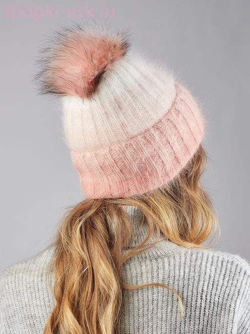 Омбре Колпак женский флис (56-58)