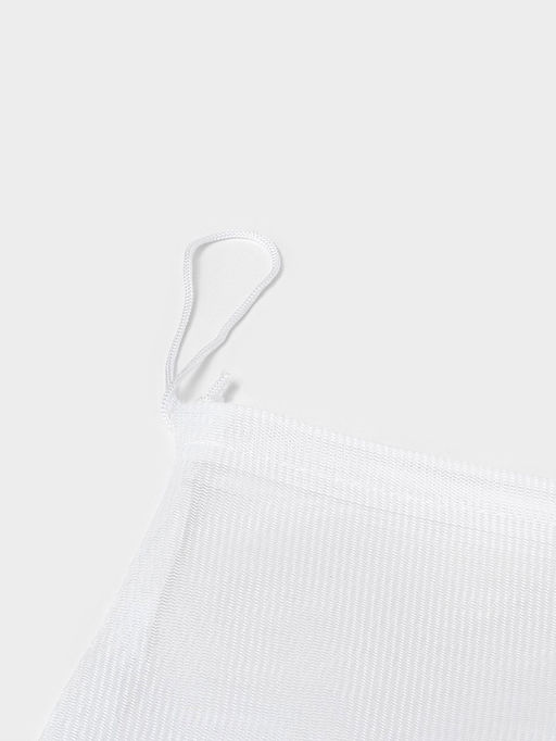 Мешок для стирки 7080 см, мелкая сетка, белый - Доляна фото 8