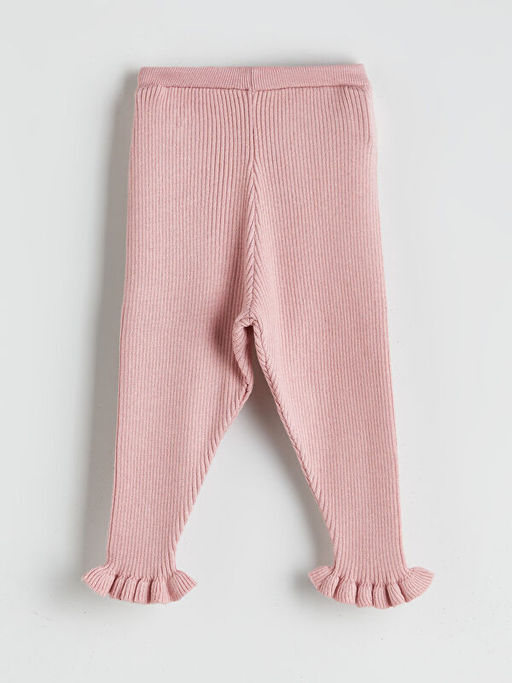 Bisiklet Yaka K?z Bebek Triko Kazak ve Tayt 2li Tak?m