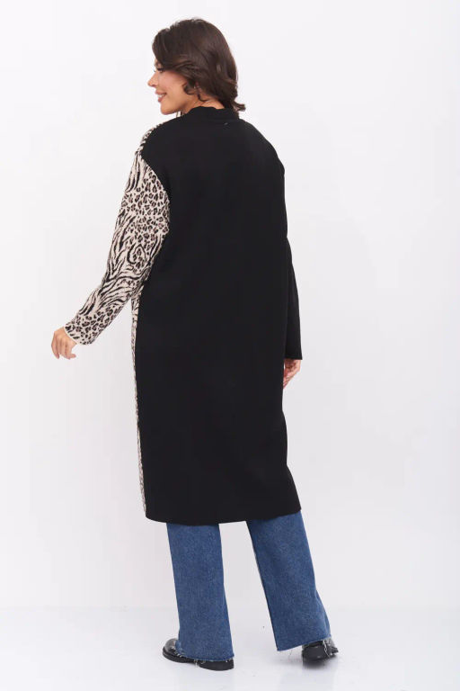 БЕЛАРУСЬ Кардиган Д 3272/черно-бежевый