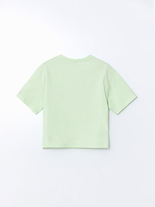 Bisiklet Yaka K?z ?ocuk Ti??rt