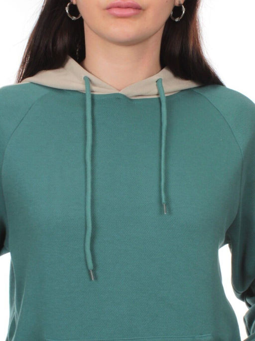 NO01 GREEN/BEIGE Костюм спортивный женский (хлопок 90%, полиэстер 10%)