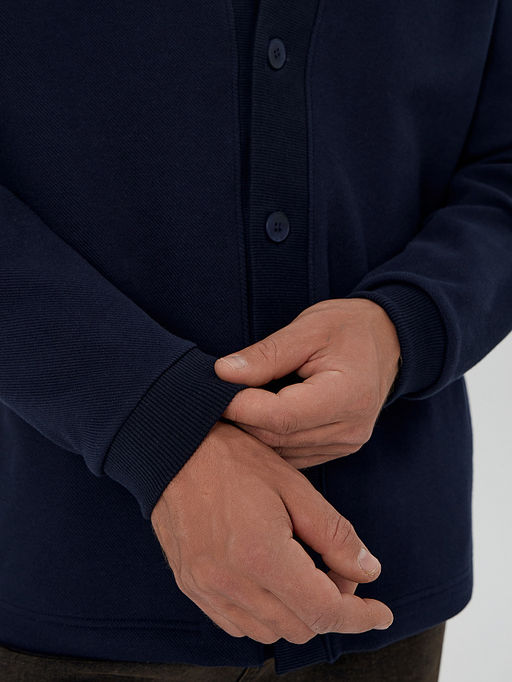 Кардиган мужской темно-синий