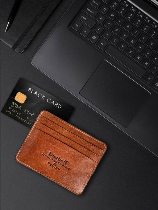 Мужской кожаный кардхолдер (кредитница) Dierhoff Д 6027-923/Р - Sergio valentini фото 6