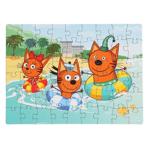 Цена за 20 шт. Пазл «Три кота», 54 элемента