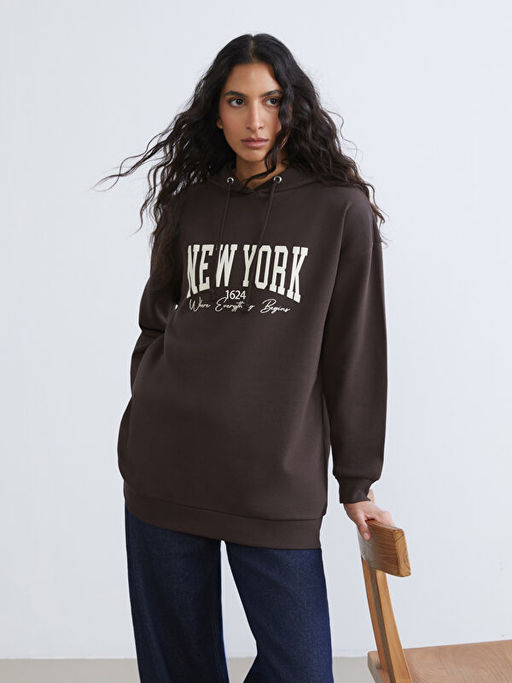 New York Bask?l? Kad?n Hoodie