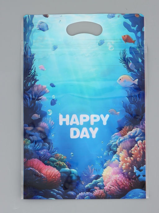 Цена за 50 шт. Пакет подарочный, с zip-lock застежкой, "Русалочка", 15х23 ± 1см МИКС