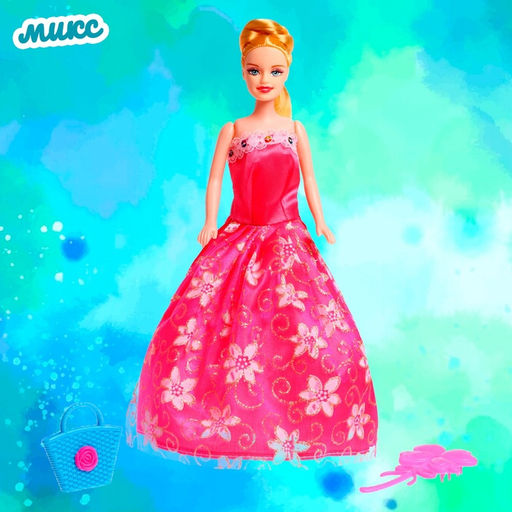 Кукла-модель Яна в платье с аксессуарами, МИКС - Simaland фото 18