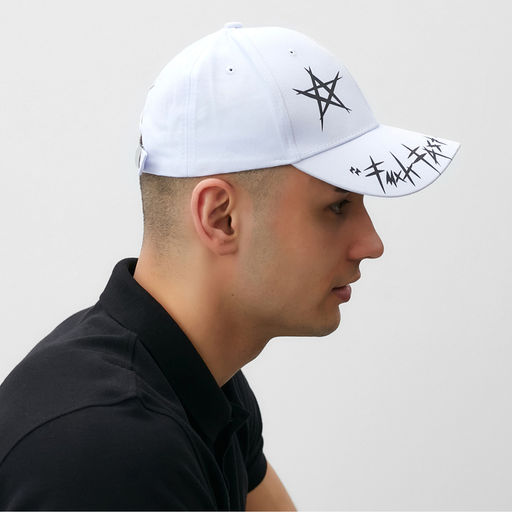 Кепка с надписями MINAKU, белая, размер 56-58