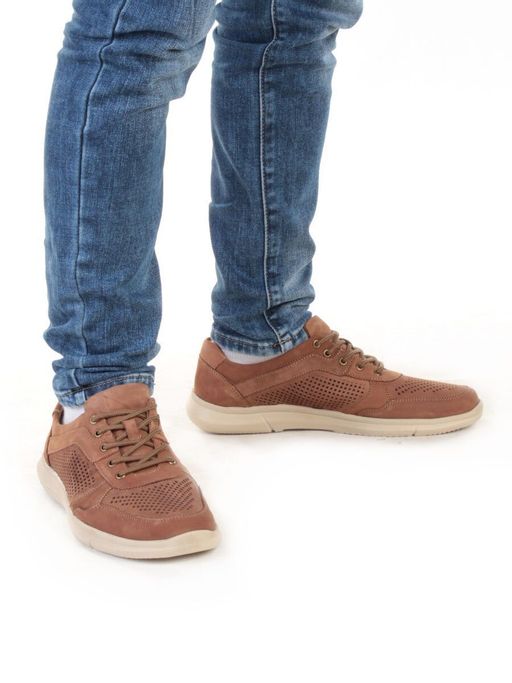 K699A-6 BROWN Полуботинки мужские (натуральная кожа,нубук) - Фабричный китай фото 2