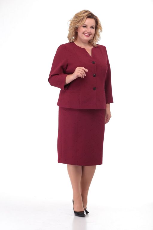 Костюм БелЭльСтиль 723/536 бордо