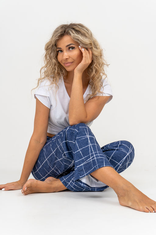 Костюм Натали футболка и брюки кулирка хлопок  фото 24