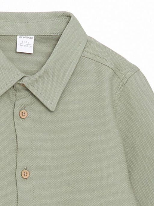 Uzun Kollu Basic Erkek ?ocuk G?mlek