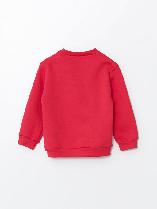 Bisiklet Yaka K?z Bebek Sweatshirt