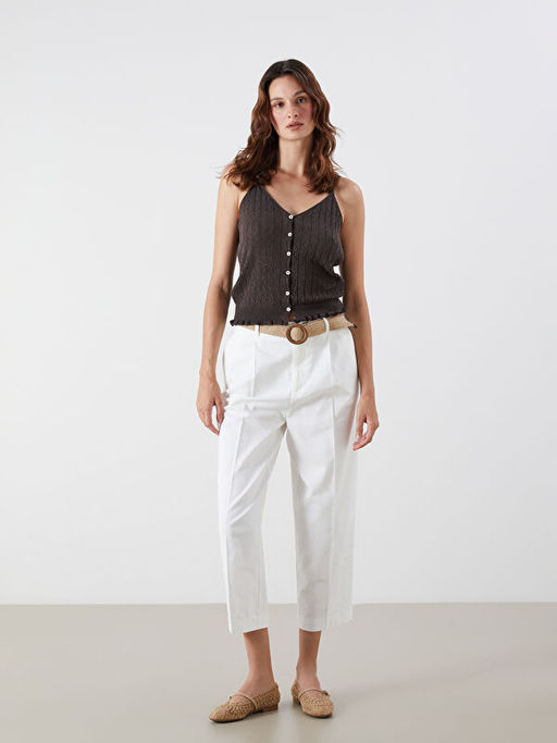 V Yaka Ajurlu Ask?l? Kad?n Triko Atlet