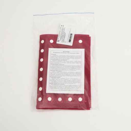 Аппликатор «Кузнецова», 70 колючек, спанбонд, 23×32 см, красный.