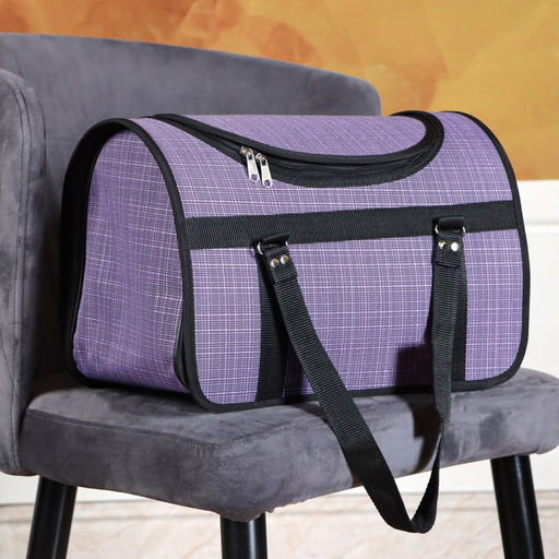 Сумка - переноска для животных, с люком, 40 х 25 х 27 см, микс цветов - Пижон фото 18